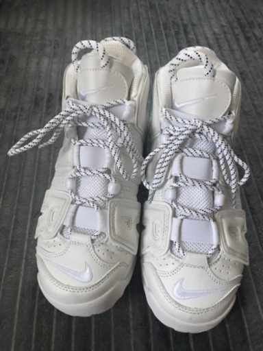 最終値下げ！状態良好！スニーカー モアテン  ナイキ 26.5㎝  白 NIKE AIR MORE UPTEMPO WHITE/WHI