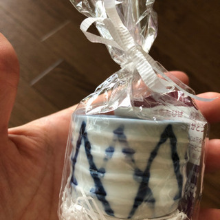 新品  陶芸屋さんで購入したおちょこ