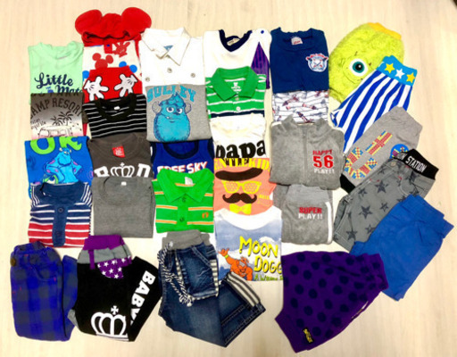 まとめ売り 超お買い得 30着 ディズニー ベビードール まとめ売り キッズ服 男の子 80