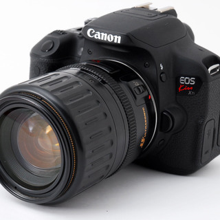 Canon EOS Kiss X7i 高倍率ズームレンズセット ブラック★極上美品★8GB 新品SDカード、ストラップ付き！