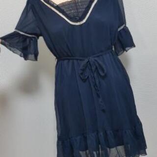 シフォンワンピース マタニティにも