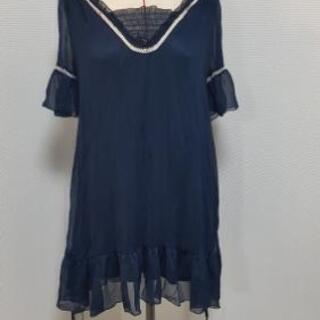 シフォンワンピース マタニティにもの画像