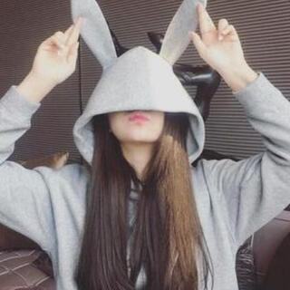 【可愛い】うさ耳パーカー うさみみ ウサミミ オルチャン　韓国