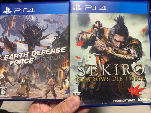 EARTH DEFENSE FORCE IRON RAIN と SEKIRO