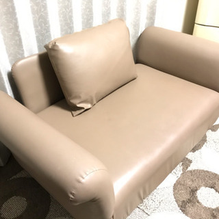 2人掛け レザー ソファ モカブラウン系