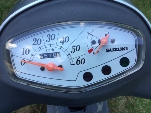 中古　スズキ　レッツ４　ＣＡ45Ａ　シルバー　走行距離18000ｋｍ　状態良好