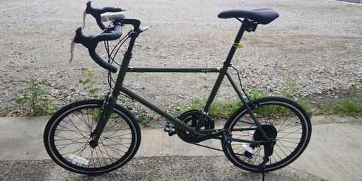 【宮城県】ミニベロ　ロードバイク　一日だけ使用のほぼ新品【仙台市近郊は無料配送可】