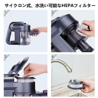 在庫残り僅か！！コードレス掃除機 3in1 サイクロン式 スティック&ハンディクリーナー 強吸引力 静音 2WAY