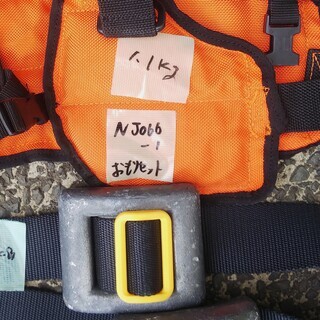 NJ104 ダイビング ウェイトベスト 重り付き ベスト ベルトの画像