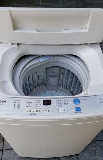 【2016年式】AQUA　4.5kg全自動洗濯機