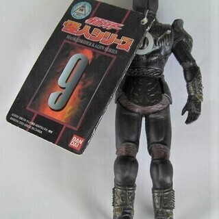 バンダイ製2000年発売★仮面ライダー クウガ怪人シリーズ 9番 カブトムシ種怪人 ゴ・ガドル・バ (タグカード付き)在庫品★絶版の画像