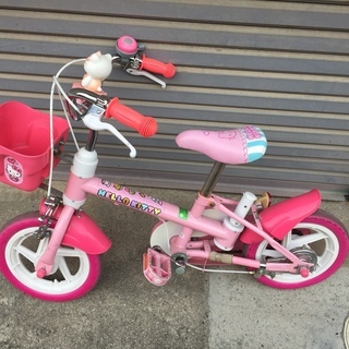商談中【子ども用自転車】自転車 ハローキティ 12インチ