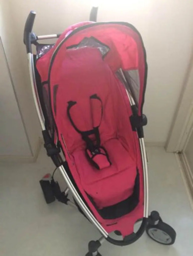 Quinny Zapp 4 ピンク色〔マキシコシアダプター付き〕