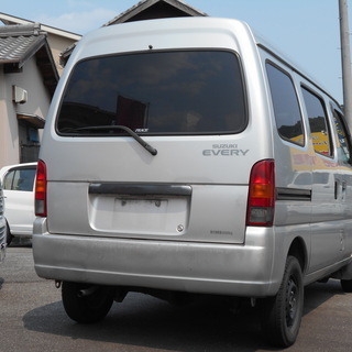 【ご成約、ありがとうございます！】Ｈ１５　エブリィバン　銀色　５速マニュアル　エアコン　パワステ　車検２年４月１２日までの画像