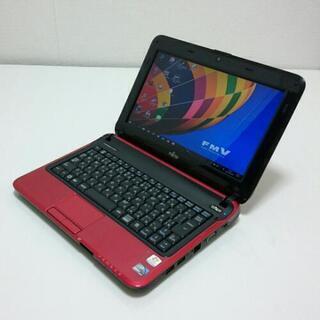 ★お洒落 レッド★サポート充実! 初心者OK MH30 赤色Office FMVの画像