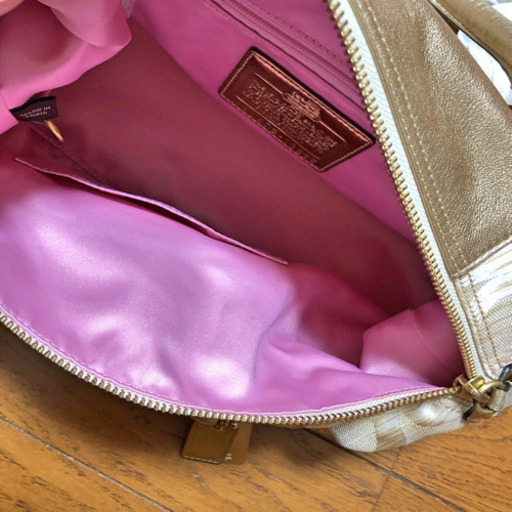 coach 2way マテリアルレザーバッグ ゴールド coach 2way マテリアルレザーバッグ ゴールド 【公式通販】