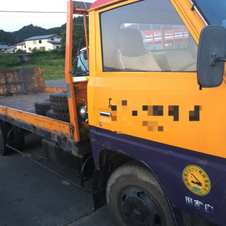 積載車▲キャンター！ローダー！スライド！ウインチ付き！の画像