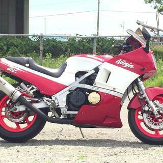 発送可★カワサキ GPZ400R 書付き 始動動画有 カスタム車両！★交換下取り上取り可札幌の画像