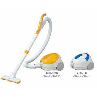 シャープ SHARP 掃除機 紙パック式 オレンジ系