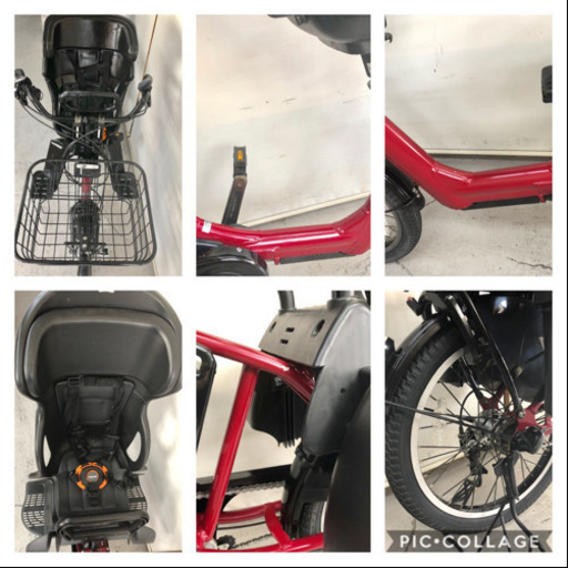 591 パナソニック ギュットアニーズ 20インチ 3人乗り 8.9ah 高年式 電動自転車 電動アシスト