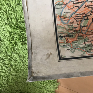 フランス アンティーク地図  フランスで購入