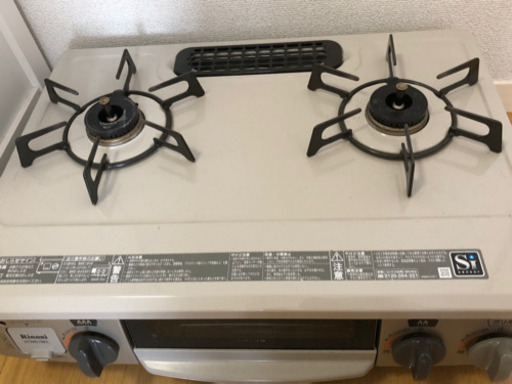 美品！プロパンガス用コンロ！(専用ホース付き)