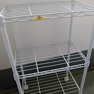 白いキッチンワゴン