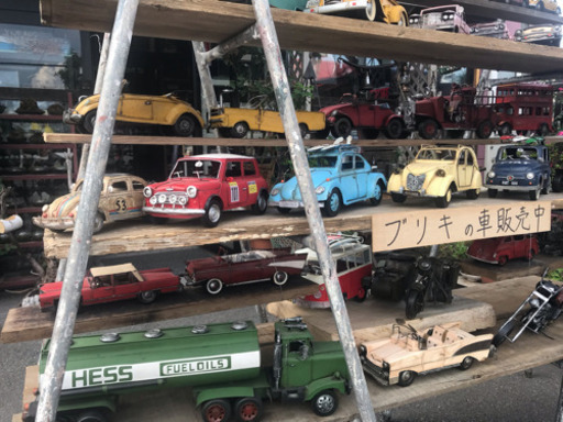 ブリキの車、ブリキコレクション