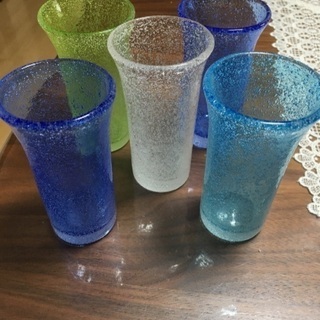 琉球ガラスコップ〜話し中〜