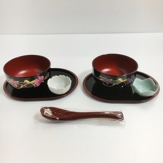 未使用 ペアー雑炊お椀セット