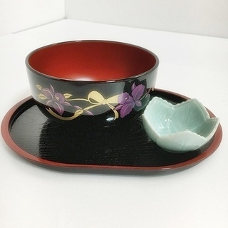 未使用 ペアー雑炊お椀セットの画像