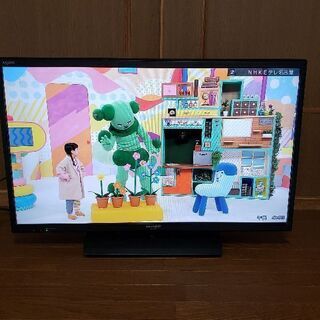 SHARP AQUOS 32インチ テレビ 2015年製 リモコン付き シャープ アクオス 液晶 カラー TV