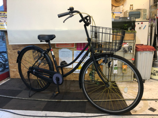 ブラック/ゴールド 26インチ自転車