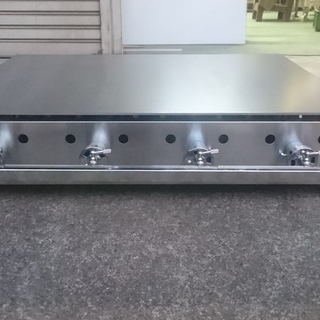 【レンタルよりも！安い？】新品未使用の７５０mm幅 業務用鉄板焼きグリラー 模擬店に最適　業界最安値　新品未使用グリドルの画像