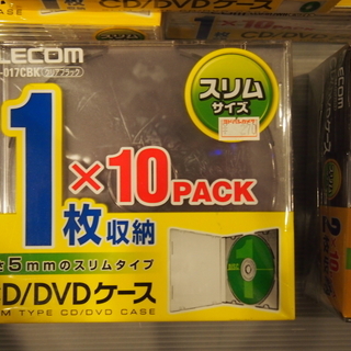 【新品】【未開封】　スリムCD・DVDケース　計88枚の画像