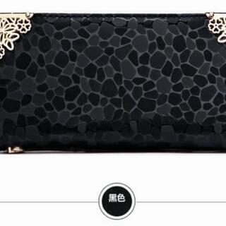 【物々交換OK】レディース 韓国風 高級長財布 ブラック