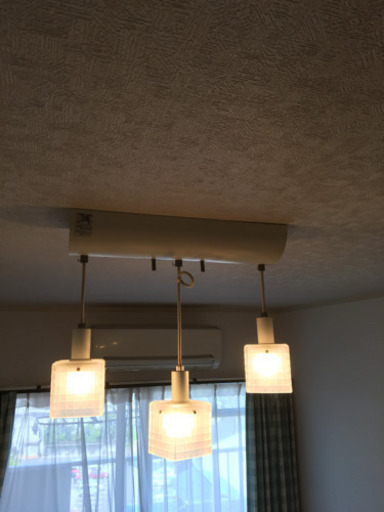 3連 ペンダントライト