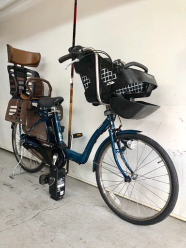 601 パナソニック ギュット 3人乗り 8ah 2本 新基準 電動自転車 電動アシスト