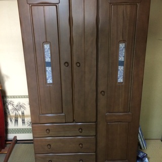 鏡面付きタンス 104㎝×59㎝×182㎝ 全国家具工業連合会 美品