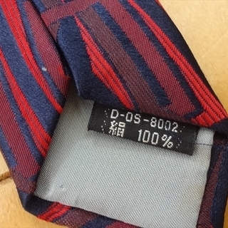 ■未使用■Angeli ネクタイ Licensed by ITALY シルク 100% 絹 赤色 レッド系 D-OS-8002 MITSUKOSHI AFの画像