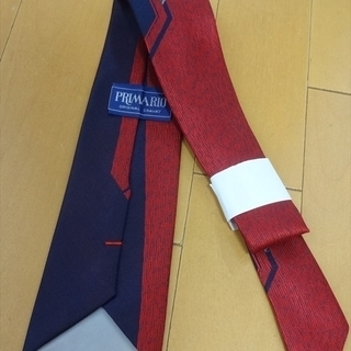 ■未使用■PRIMARIO ネクタイ ORIGINAL CRAVAT 赤色 レッド系 プリマリオの画像