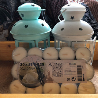 【値下げ！IKEA】キャンドル3点セット