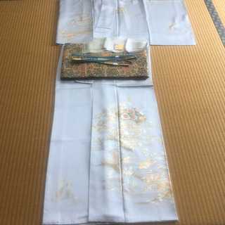 未使用品  訪問着 プラチナの輝き フルセット