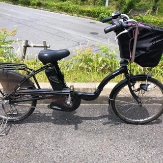 [取引中]20インチ子乗せ前カゴタイプ電動自転車(大阪の方は、防犯登録込みの値段)