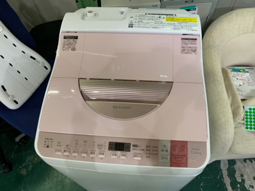 シャープ 全自動洗濯乾燥機 洗濯機 7kg 2016年 ES-TX750 中古美品