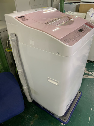 シャープ 全自動洗濯乾燥機 洗濯機 7kg 2016年 ES-TX750 中古美品