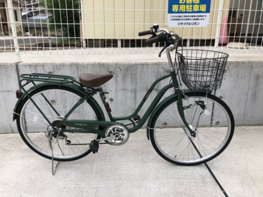 EFORTE 26インチ 6段変速 自転車 シティサイクル