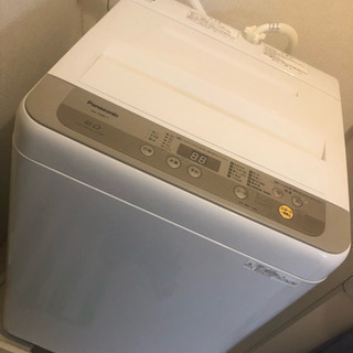 洗濯機 美品  Panasonic 取扱説明書付き