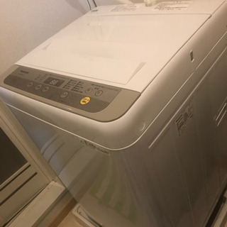 洗濯機 美品  Panasonic 取扱説明書付きの画像