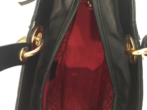 クリスチャンディオール Lady Dior レディディオールラージ ハンドバッグ